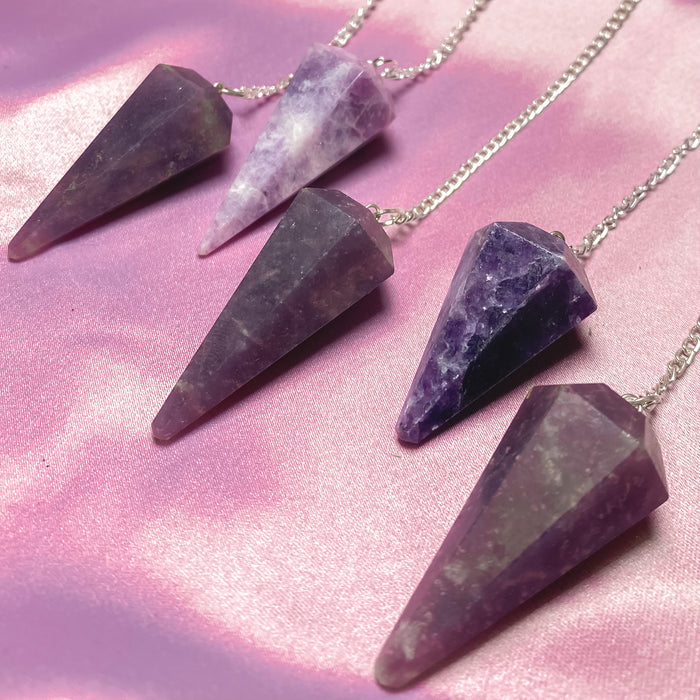 Lepidolite Pendulum
