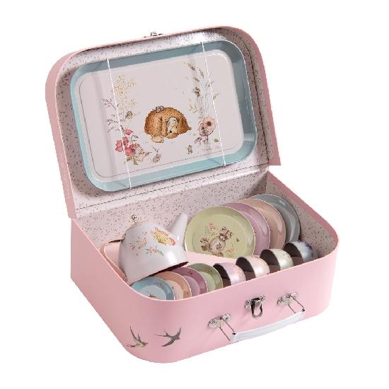 LES ROSALIES-METAL TEA SET