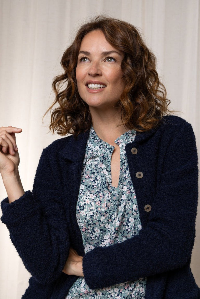 Lily & Me LM24599N Clara Jacket Navy - Dotique