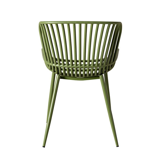 Lini Outdoor Dining Chair Khaki Green