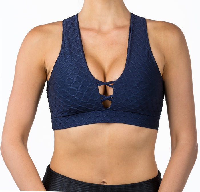 Lori Bra -Navy-Sports Bra-coco on the go