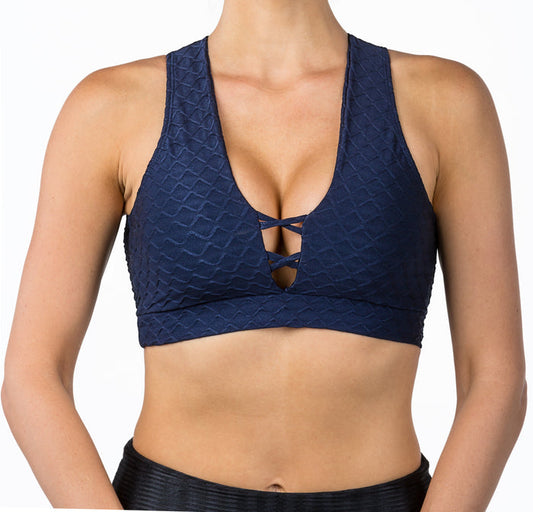 Lori Bra -Navy-Sports Bra-coco on the go