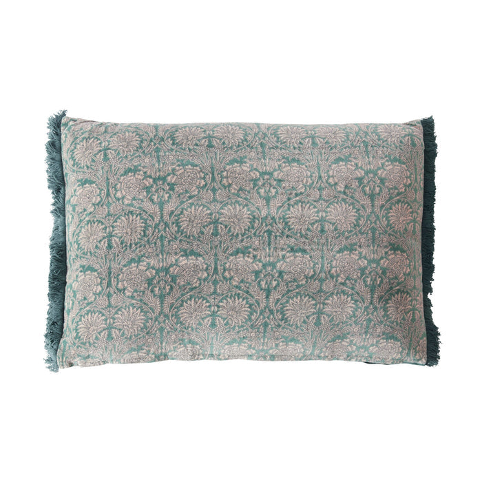 Lulla Green Palm Cushion 60x40cm