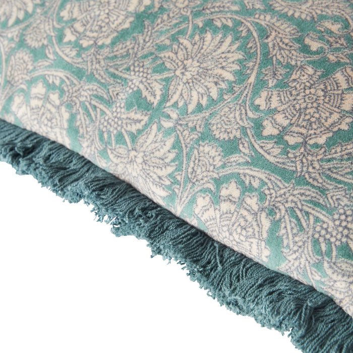 Lulla Green Palm Cushion 60x40cm