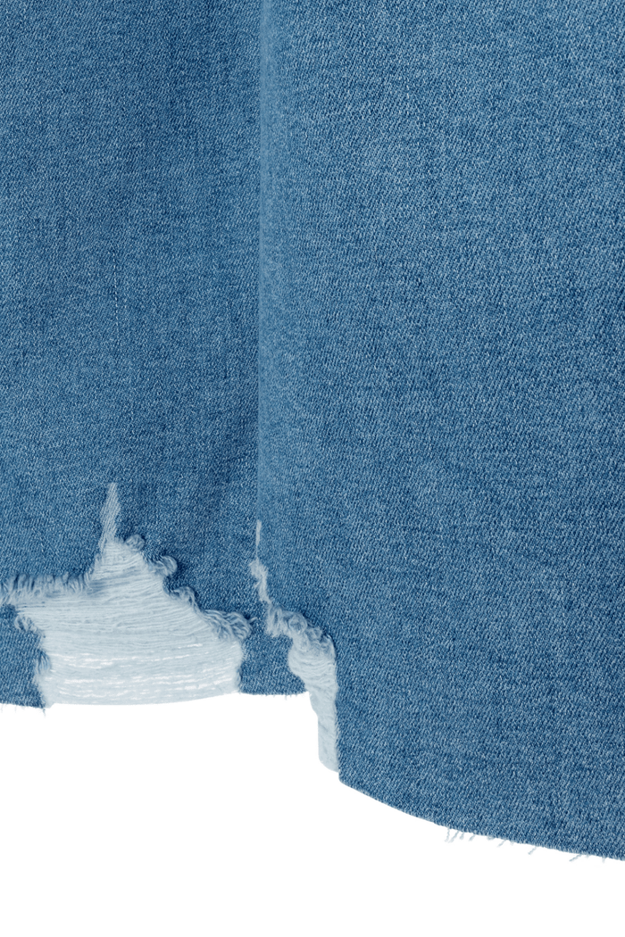 MAC Dakota Fringe Barrel Jeans Destroyed Fringe 3124 - 90 - D414 - Dotique