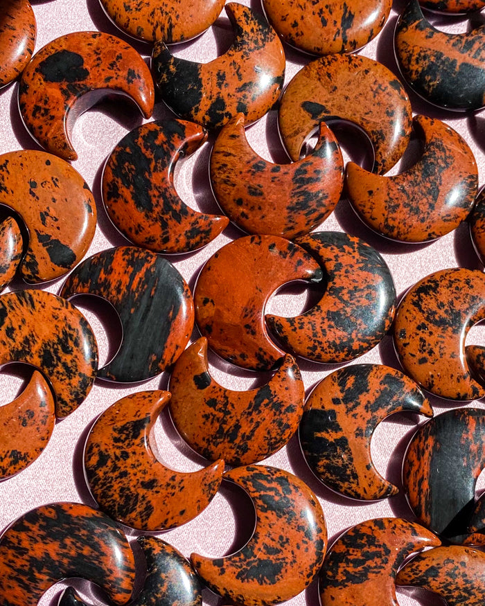 Mahogany Obsidian Moon