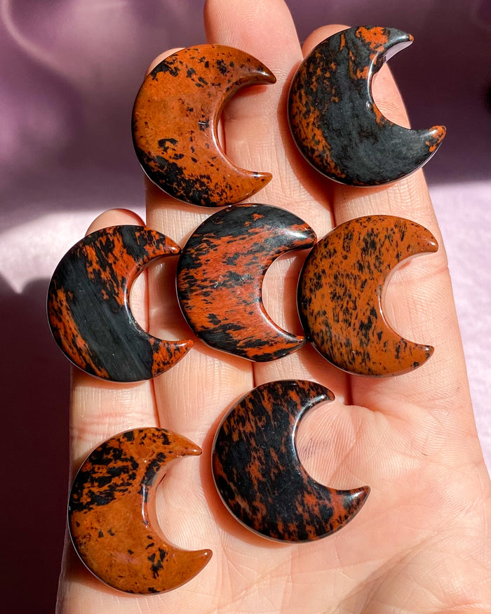 Mahogany Obsidian Moon