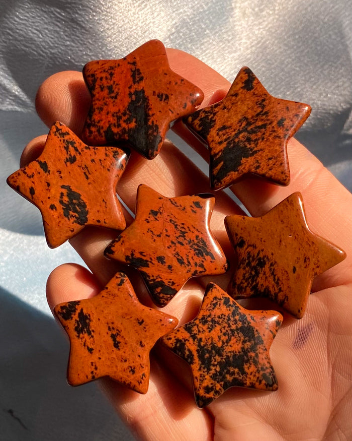 Mahogany Obsidian Star