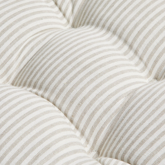 Marais Almond Stripe Seat Cushion 41x44x5cm