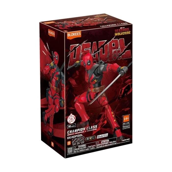 Marvel Champion Class Blokees Deluxe Model Kit - Deadpool