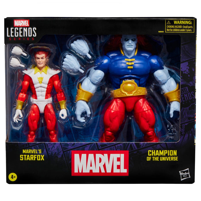 Marvel Legends 6 Inch Action Figure 2-Pack - Starfox & Champion Of The Universe