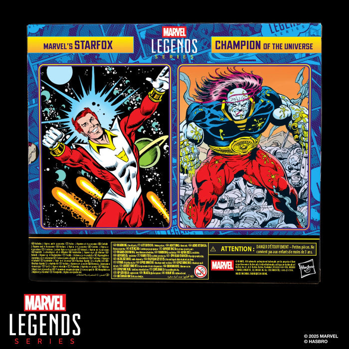 Marvel Legends 6 Inch Action Figure 2-Pack - Starfox & Champion Of The Universe
