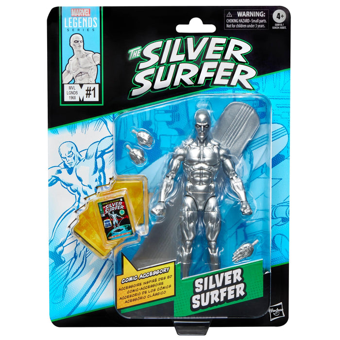 Marvel Legends Comic Retro 6 Inch Action Figure Wave 2 - Silver Surfer