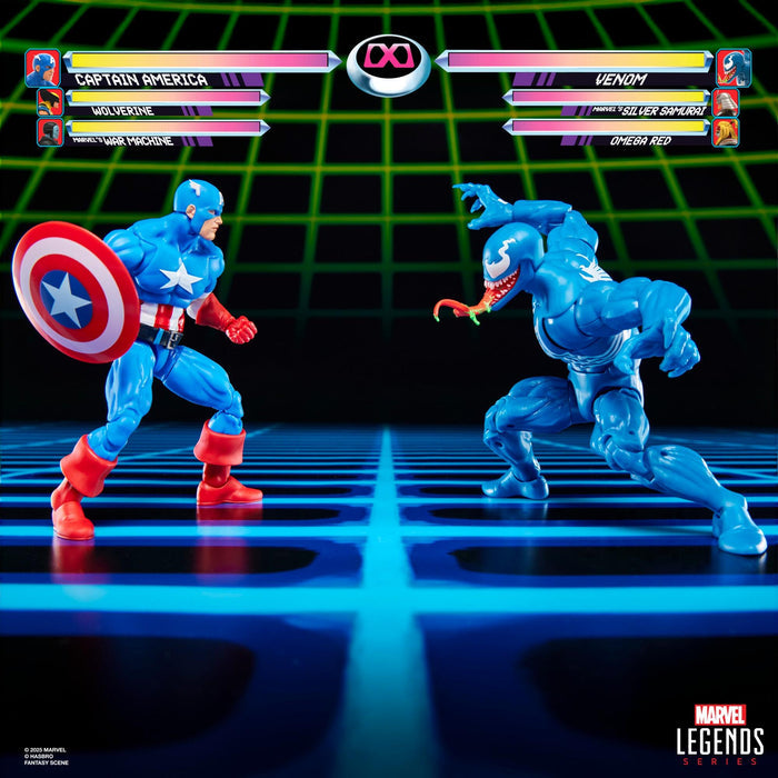 Marvel Legends Gamerverse 6 Inch Exclusive Action Figure 2-Pack - Captain America vs Venom