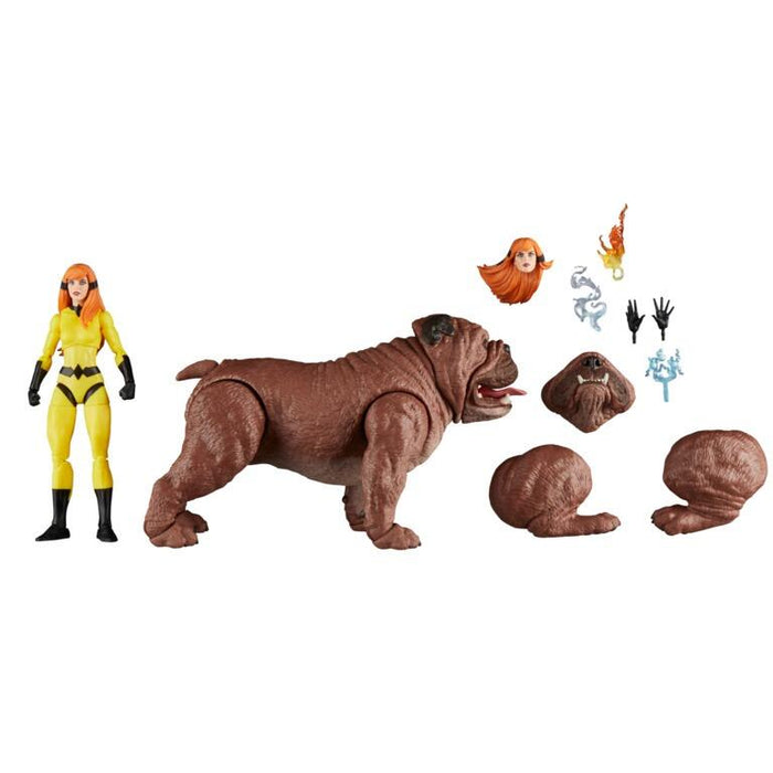 Marvel Legends Inhumans 6 Inch Exclusive Action Figures 2 Pack - Crystal & Lockjaw