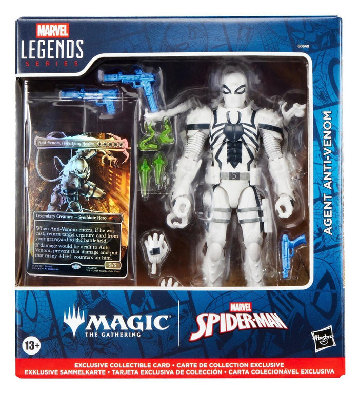 Marvel Legends Magic The Gathering Series 6 Inch Action Figure With Trading Card - Agent Anti-Venom