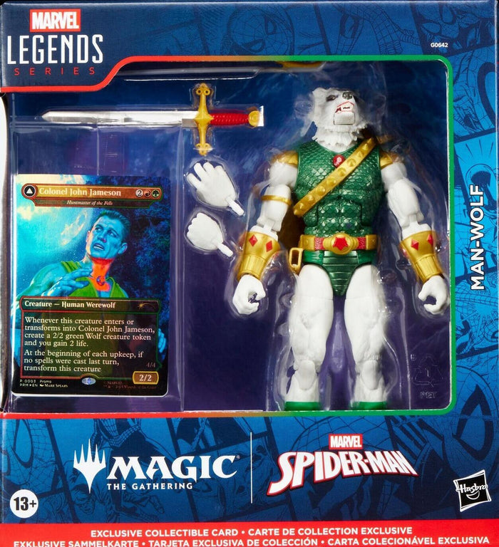 Marvel Legends Magic The Gathering Series 6 Inch Action Figure With Trading Card - Man-Wolf