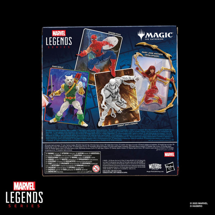 Marvel Legends Magic The Gathering Series 6 Inch Action Figure With Trading Card - MJ (Iron Spider)
