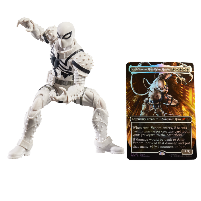 Marvel Legends Magic The Gathering Series 6 Inch Action Figure With Trading Card - Agent Anti-Venom