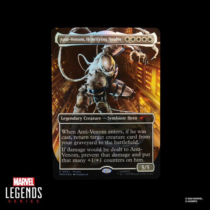 Marvel Legends Magic The Gathering Series 6 Inch Action Figure With Trading Card - Agent Anti-Venom