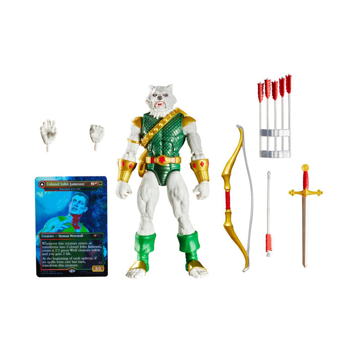 Marvel Legends Magic The Gathering Series 6 Inch Action Figure With Trading Card - Man-Wolf