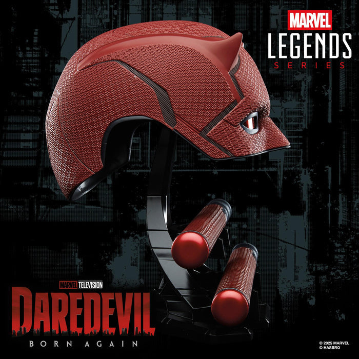 Marvel Legends Premium Roleplay Mask - Daredevil's Mask w/ Billy Club (Daredevil: Born Again)
