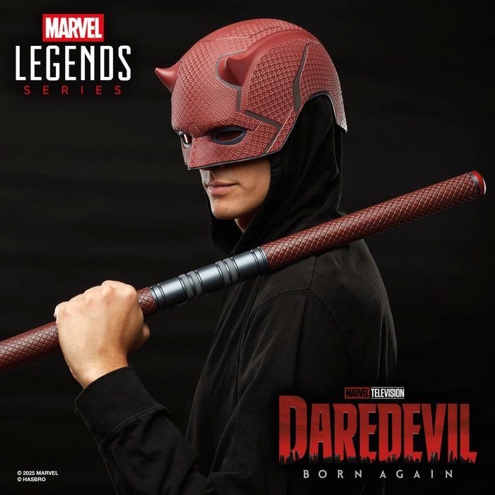 Marvel Legends Premium Roleplay Mask - Daredevil's Mask w/ Billy Club (Daredevil: Born Again)