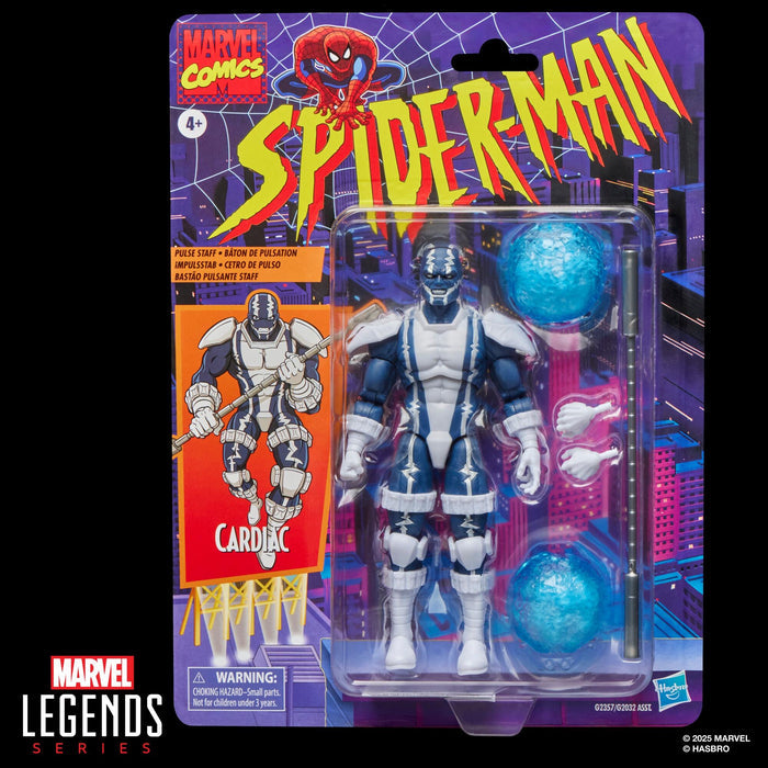 Marvel Legends Spider-Man Retro 6 Inch Action Figure Wave 6 - Cardiac