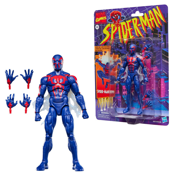 Marvel Legends Spider-Man Retro 6 Inch Action Figure Wave 6 - Spider-Man 2099