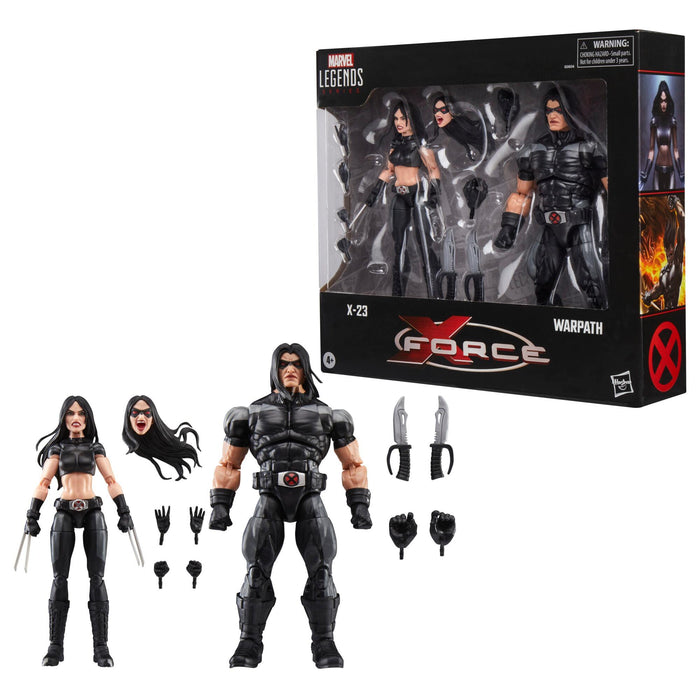 Marvel Legends X-Force 6 Inch Scale Action Figure 2-Pack - X-23 & Warpath