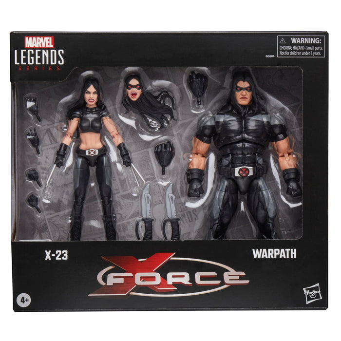 Marvel Legends X-Force 6 Inch Scale Action Figure 2-Pack - X-23 & Warpath