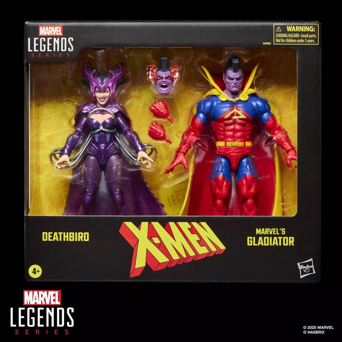 Marvel Legends X-Men 6 Inch Action Figure 2-Pack - Deathbird & Marvel's Gladiator