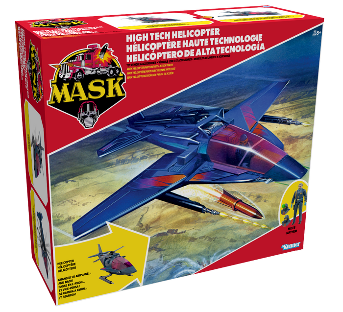 M.A.S.K. Action Figure Vehicle - High Tech Helicopter