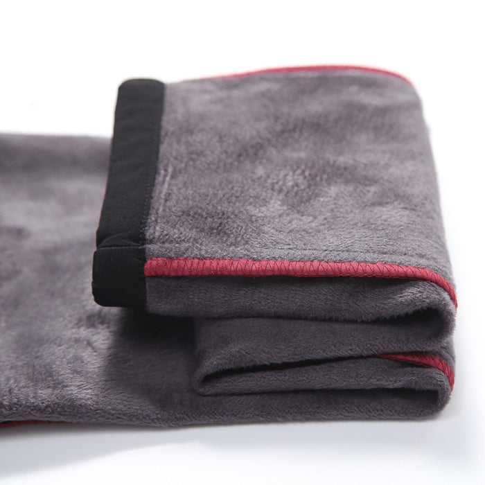 Men’s Thick Velvet Sports Trousers – Warm & Non-Iron Leisure Pants