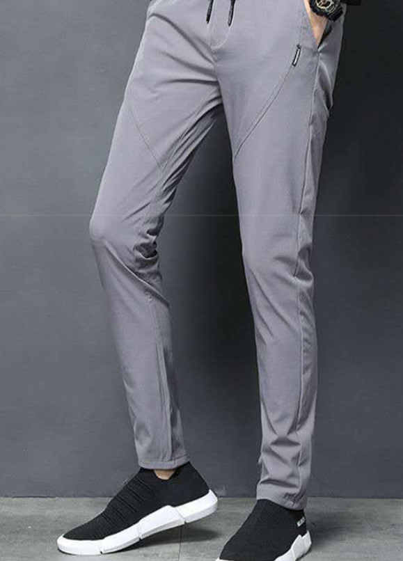 Men’s Thick Velvet Sports Trousers – Warm & Non-Iron Leisure Pants