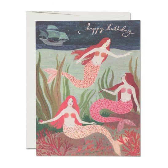 MERMAIDS BIRTHDAY CARD