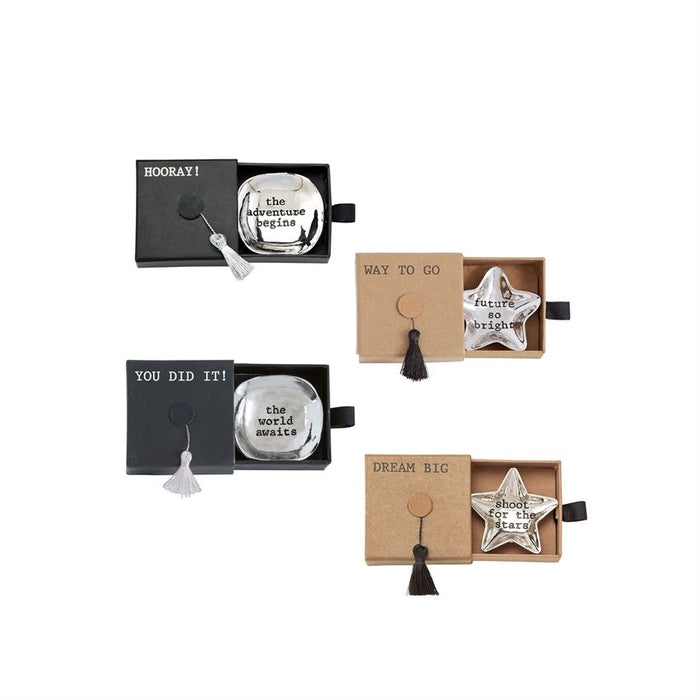 Metal Grad Trinket Dishes