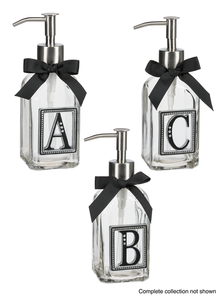 Monogram Soap/Lotion Dispensers