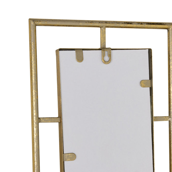 Mulholland Long Grid Mirror