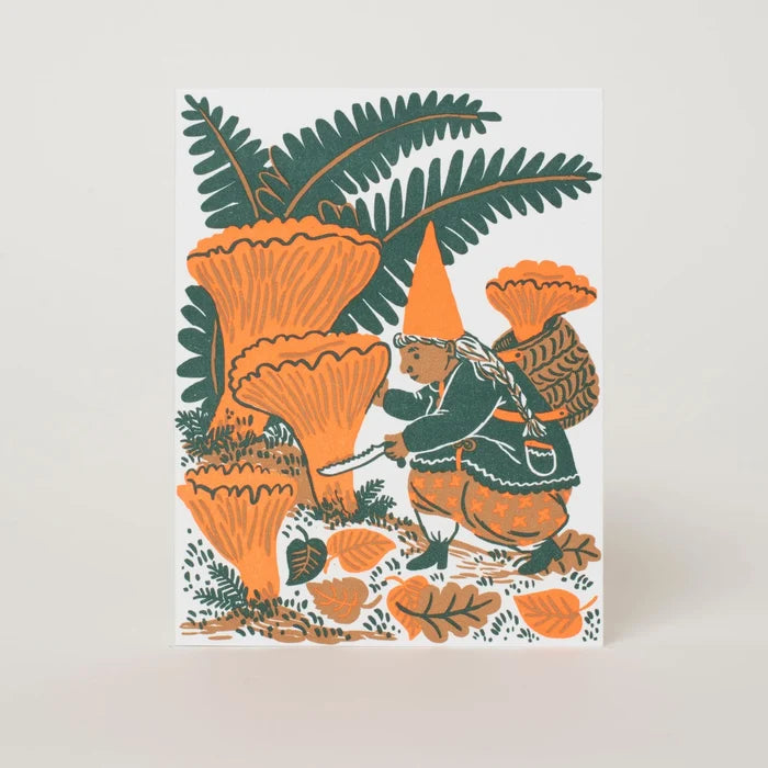 MUSHROOM GNOME CARD