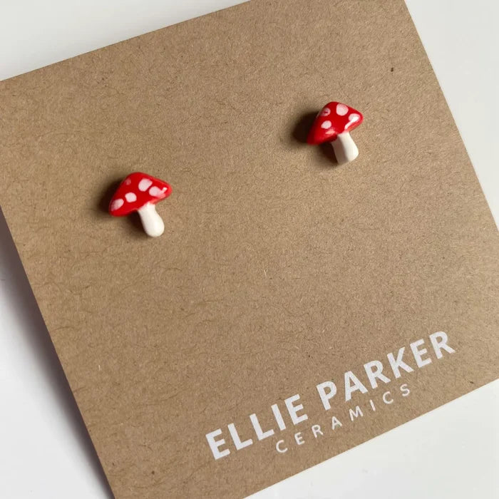 MUSHROOM STUD EARRING