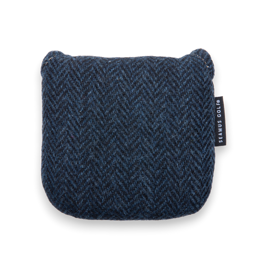 Navy Harris Tweed Heel Shafted Mallet
