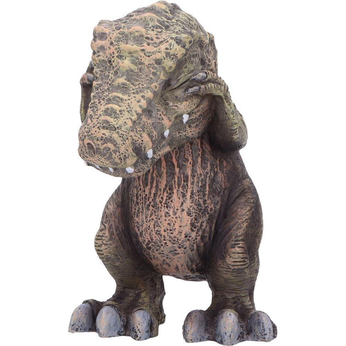Nemesis Now 4 Inch Resin Collectible Figurine Set - Three Wise Tyrannosaurus Rex (See No, Hear No, Speak No)