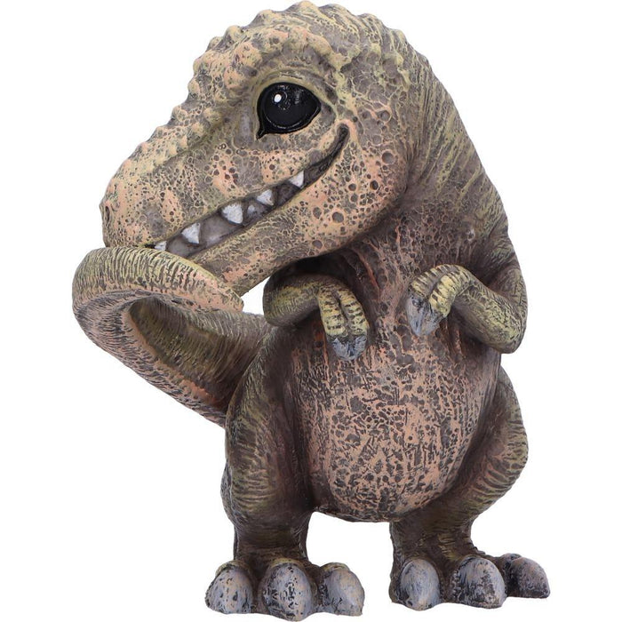 Nemesis Now 4 Inch Resin Collectible Figurine Set - Three Wise Tyrannosaurus Rex (See No, Hear No, Speak No)