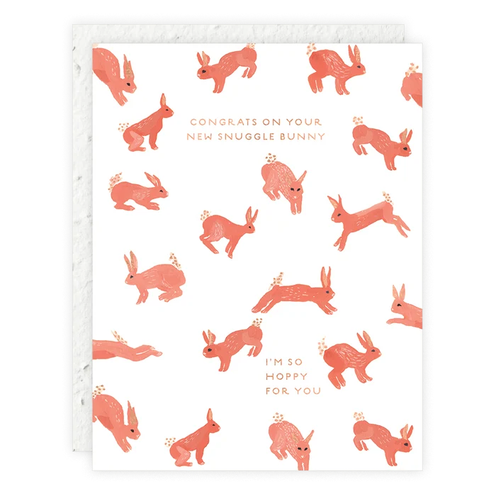 NEW SNUGGLE BUNNY CARD