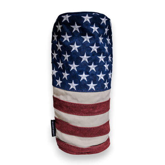 Old Glory Red White Blue Waxed Canvas Driver
