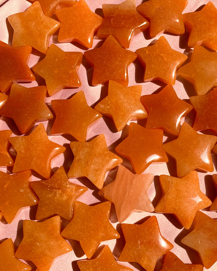 Orange Aventurine Star