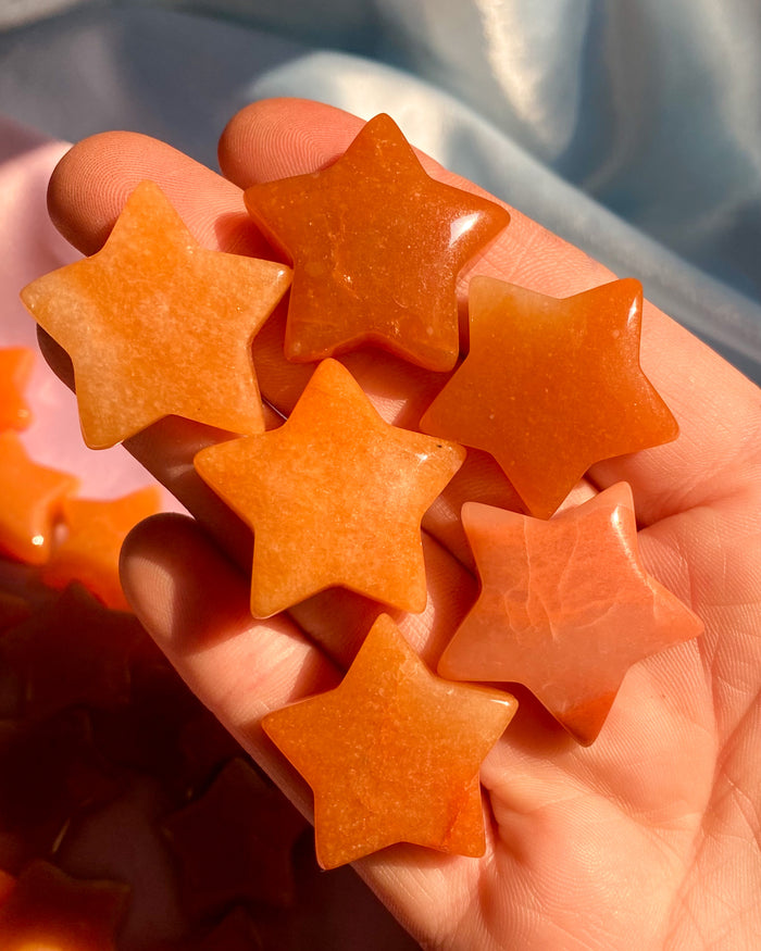 Orange Aventurine Star