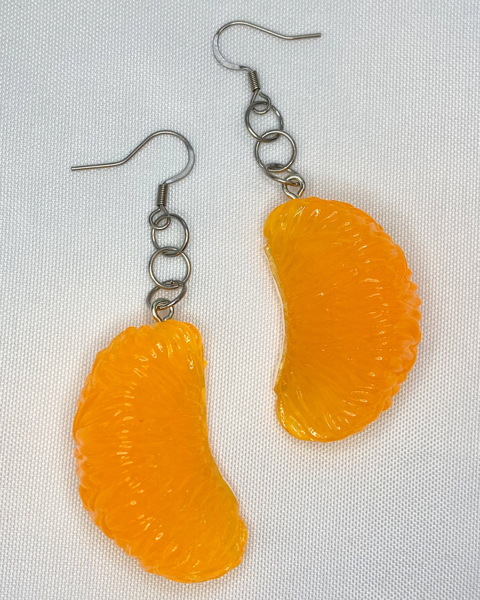 Orange Slice Earrings