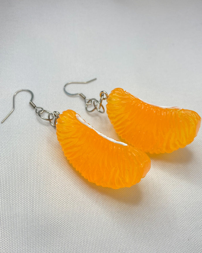 Orange Slice Earrings